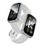 HOCO smartwatch IP68 Y25 silver λευκό λουράκι .