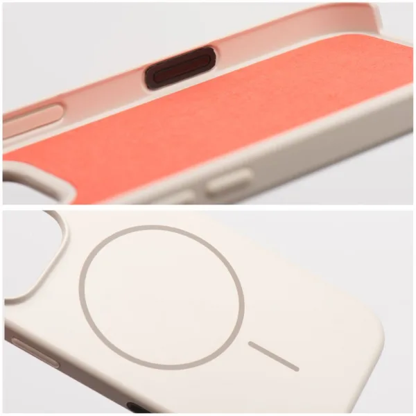 Γυαλιστερή θήκη MagSafe για iPhone 17 AIR, συμβατή με MagSafe, λευκή - Image 3