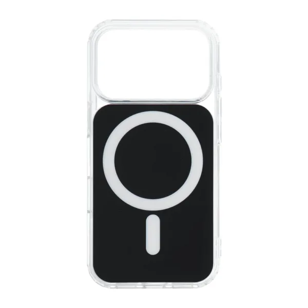 Θήκη Fusion Mag Cover για iPhone 17 PRO MAX, διάφανη, συμβατή με MagSafe Black - Image 2