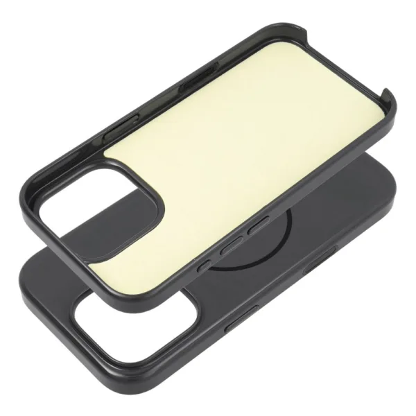 Γυαλιστερή θήκη MagSafe για iPhone 17 PRO MAX , συμβατή με MagSafe, μαύρη - Image 2