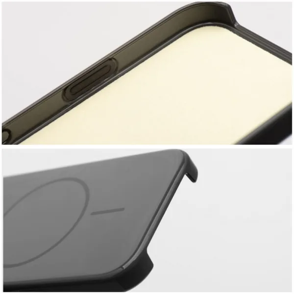 Γυαλιστερή θήκη MagSafe για iPhone 17 PRO MAX , συμβατή με MagSafe, μαύρη - Image 4