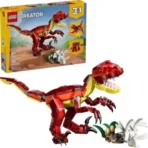 Σετ Τουβλάκια LEGO® Creator - 3in1 Fierce Dinosaur (31379) 283 κομμάτια για ηλικίες 8+