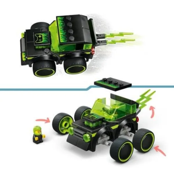 Σετ Τουβλάκια LEGO® City - Rides: Gaming Race Car (60484) 64 κομμάτια για ηλικίες 5+ - Image 2