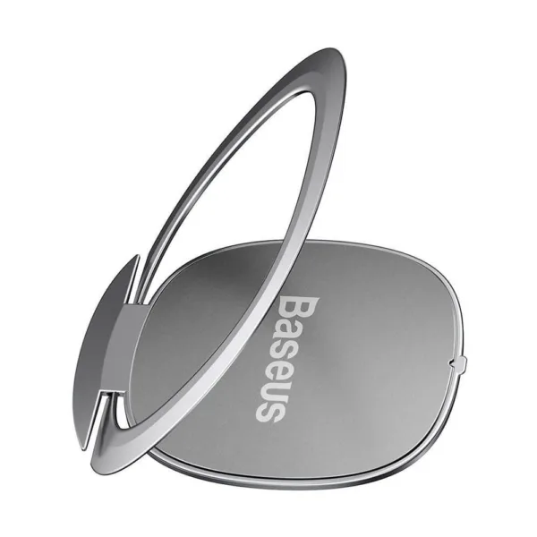 BASEUS phone ring holder SUYB-0S silver γκρι ασημί
