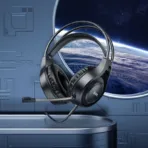 Hoco W106 ενσύρματα ακουστικά on-ear 3,5 mm με υποδοχή Jack black - Image 6