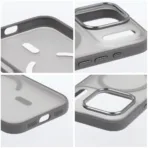 Θήκη MagSafe για iPhone 17 PRO MAX Flexline, συμβατή με MagSafe, γκρι - Image 2