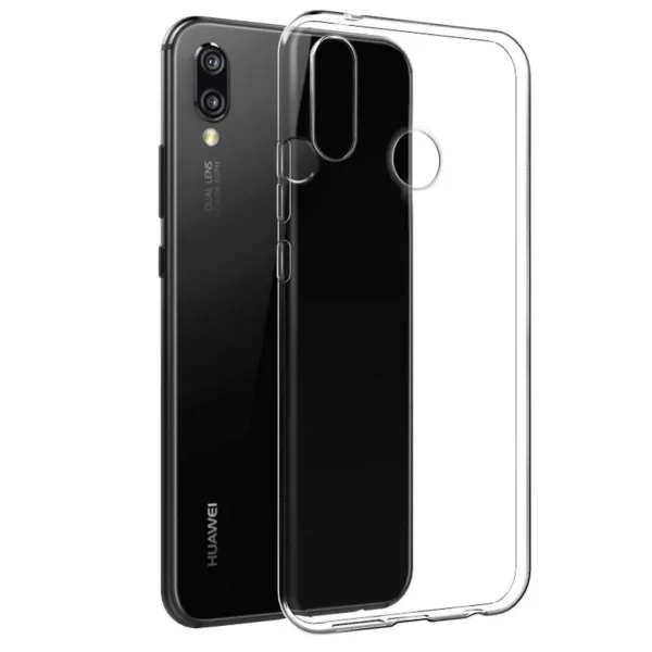 Η Πιο Λεπτή Θήκη Σιλικόνης Διάφανη Back Cover (HUAWEI P20 LITE 2019) + ΔΩΡΟ TOUCHPEN
