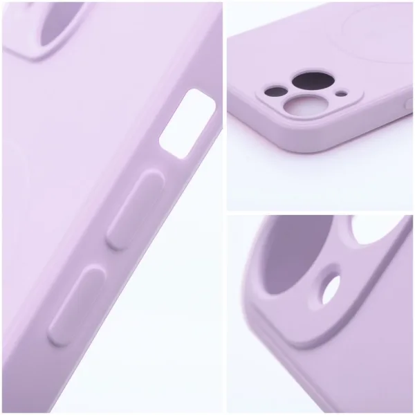 Θήκη SILICONE MAG COVER συμβατή με MagSafe για iPhone 17 Pro Max, ροζ - Image 3