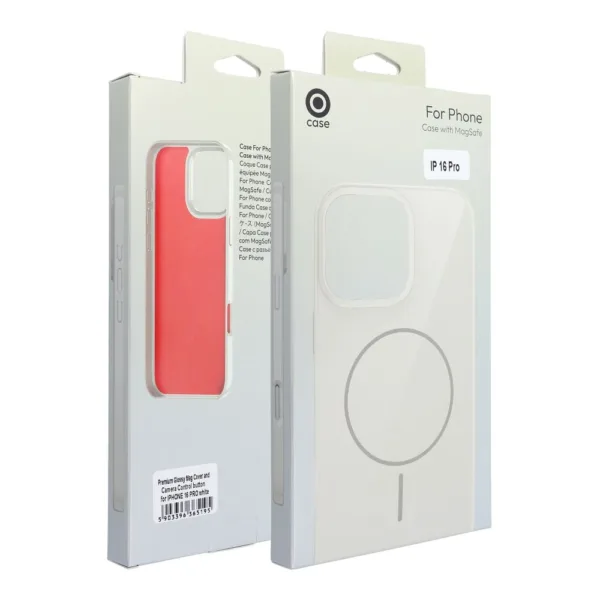 Γυαλιστερή θήκη MagSafe για iPhone 17 AIR, συμβατή με MagSafe, λευκή - Image 5