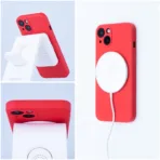 Θήκη SILICONE MAG COVER συμβατή με MagSafe για iPhone 17 Pro Max, κόκκινη - Image 4