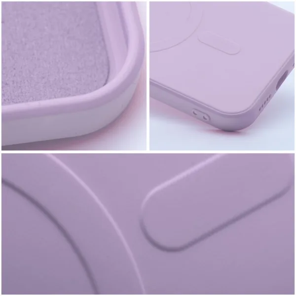 Θήκη SILICONE MAG COVER συμβατή με MagSafe για iPhone 17 Pro Max, ροζ - Image 2