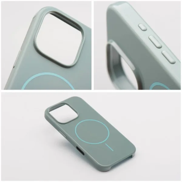 Γυαλιστερή θήκη MagSafe για iPhone 17 PRO MAX , συμβατή με MagSafe, γαλάζια - Image 4