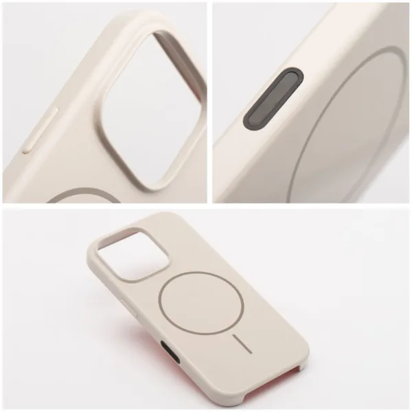 Γυαλιστερή θήκη MagSafe για iPhone 17 AIR, συμβατή με MagSafe, λευκή - Image 2