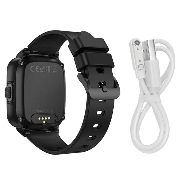 HOCO smartwatch for kids with call function 4G Y104 black μαύρο (ΔΙΑΘΕΣΙΜΟ ΣΕ 4 ΕΩΣ 10 ΗΜΕΡΕΣ) .