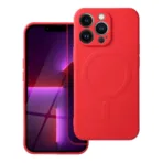 Θήκη SILICONE MAG COVER συμβατή με MagSafe για iPhone 17 Pro Max, κόκκινη