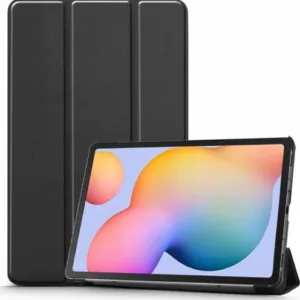 Θήκη Βιβλίο - Σιλικόνη Slim Flip Cover Μαύρη (IPAD 10.9" 2022) + ΔΩΡΟ TOUCHPEN
