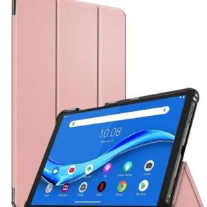 Θήκη Βιβλίο - Σιλικόνη Slim Flip Cover Ροζ-Χρυσή (IPad Pro 11" 2020/2021) + ΔΩΡΟ TOUCHPEN