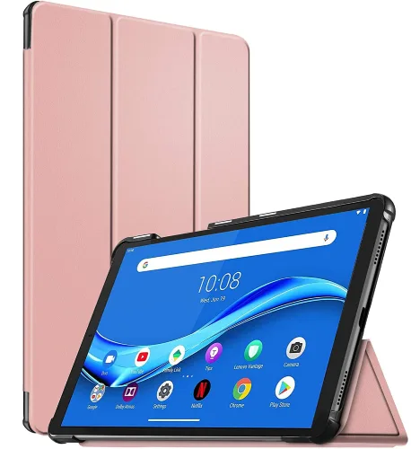 Θήκη Βιβλίο - Σιλικόνη Slim Flip Cover Ροζ-Χρυσή (HUAWEI MATEPAD 10.4") + ΔΩΡΟ TOUCHPEN Θήκη Βιβλίο - Σιλικόνη Slim Flip Cover Ροζ-Χρυσή (HUAWEI MATEPAD 10.4") + ΔΩΡΟ TOUCHPEN