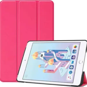 Θήκη Βιβλίο - Σιλικόνη Slim Flip Cover Φούξια (HUAWEI MEDIAPAD M5 LITE 10.1") + ΔΩΡΟ TOUCHPEN