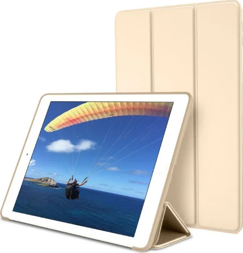 Θήκη Βιβλίο - Σιλικόνη Slim Flip Cover Χρυσή (HUAWEI MEDIAPAD T3 10 9.6") + ΔΩΡΟ TOUCHPEN Θήκη Βιβλίο - Σιλικόνη Slim Flip Cover Χρυσή (HUAWEI MEDIAPAD T3 10 9.6") + ΔΩΡΟ TOUCHPEN