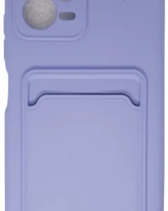 Θήκη Σιλικόνης Card Back Cover Μωβ (XIAOMI REDMI NOTE 12 5G) + ΔΩΡΟ TOUCHPEN