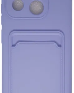 Θήκη Σιλικόνης Card Back Cover Μωβ (XIAOMI REDMI 12C) + ΔΩΡΟ TOUCHPEN