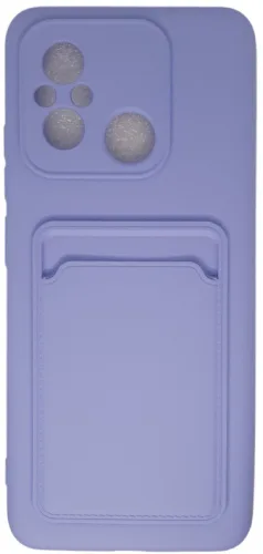 Θήκη Σιλικόνης Card Back Cover Μωβ (XIAOMI REDMI 12C) + ΔΩΡΟ TOUCHPEN Θήκη Σιλικόνης Card Back Cover Μωβ (XIAOMI REDMI 12C) + ΔΩΡΟ TOUCHPEN