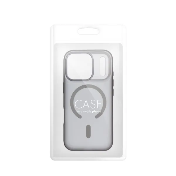 Θήκη MagSafe για iPhone 17 PRO MAX Flexline, συμβατή με MagSafe, γκρι - Image 3