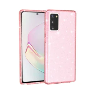 Θήκη Glitter Shining Ροζ (SAMSUNG NOTE 20) + ΔΩΡΟ TOUCHPEN