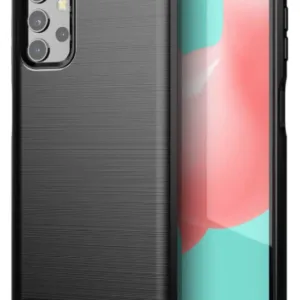 Θήκη Carbon Σιλικόνης Μαύρη Αντι-Ολισθητική Back Cover (SAMSUNG A32 5G) + ΔΩΡΟ TOUCHPEN