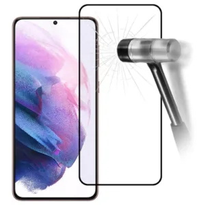 Gorilla Glass-Full Cover Glass Silk-Screen Προστατευτικό Γυαλί Οθόνης Μαύρο (HUAWEI Y5P 2020) + ΔΩΡΟ TOUCHPEN