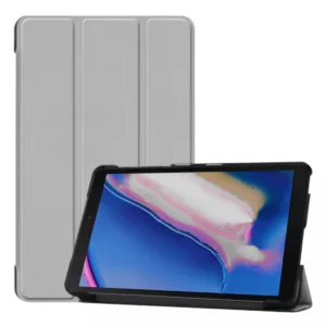 Θήκη Βιβλίο - Σιλικόνη Slim Flip Cover Γκρι (HUAWEI MATEPAD T10 / T10S 10.1'') + ΔΩΡΟ TOUCHPEN