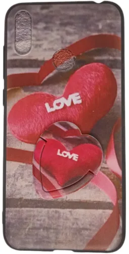 Θήκη Σιλικόνης Μαύρη Back Cover Με Σχέδιο Love Μαζί Και Ring (HUAWEI Y7 2019) +ΔΩΡΟ TOUCHPEN Θήκη Σιλικόνης Μαύρη Back Cover Με Σχέδιο Love Μαζί Και Ring (HUAWEI Y7 2019) +ΔΩΡΟ TOUCHPEN