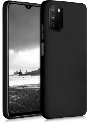 Θήκη Σιλικόνης Matte Μαύρη Back Cover (XIAOMI POCO M3) + ΔΩΡΟ TOUCHPEN Θήκη Σιλικόνης Matte Μαύρη Back Cover (XIAOMI POCO M3) + ΔΩΡΟ TOUCHPEN