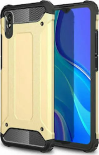 Θωρακισμένη Θήκη Hybrid Army Case Χρυσή (XIAOMI POCO M3) + ΔΩΡΟ TOUCHPEN