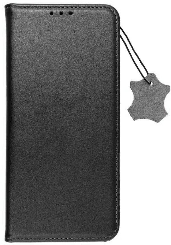 Θήκη Βιβλίο/Πορτοφόλι Δέρμα-Leather Pro Αναδιπλούμενη Με Stand και Υποδοχή Καρτών Μαύρη (SAMSUNG A15) + ΔΩΡΟ ΤΟUCHPEN