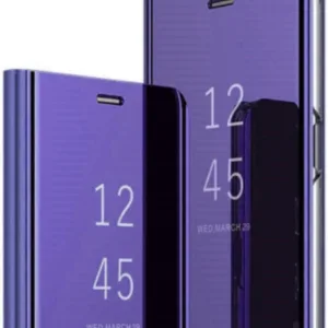 Θήκη Βιβλίο Καθρέφτης Clear View Μωβ Με Stand (SAMSUNG A20 / A30) + ΔΩΡΟ TOUCHPEN