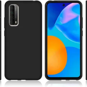 Θήκη Σιλικόνης Matte Μαύρη Back Cover (HUAWEI P SMART 2021) + ΔΩΡΟ TOUCHPEN
