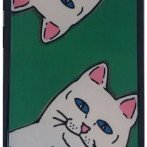 Θήκη Σιλικόνης Πράσινη Back Cover Με Σχέδιο Cats (SAMSUNG S10 LITE) + ΔΩΡΟ TOUCHPEN
