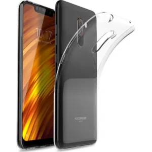 Η Πιο Λεπτή Θήκη Σιλικόνης Διάφανη Back Cover (XIAOMI POCOPHONE F1) + ΔΩΡΟ TOUCHPEN