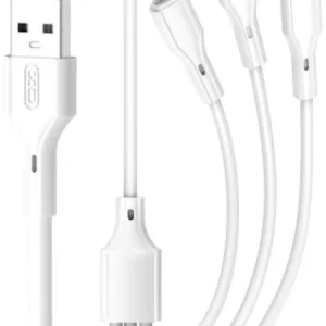 XO NB230 Καλώδιο Φόρτισης 3-in-1 USB Σε Type-C