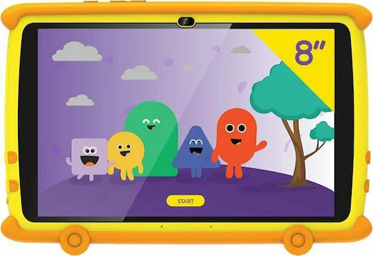 Kiddoboo Tablet 8” Gen 2 – Κίτρινο - Image 2